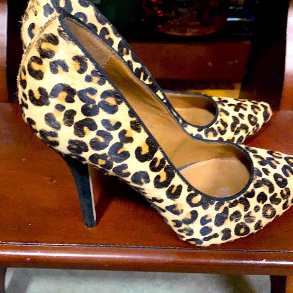 Aldo leopard heels 3inches